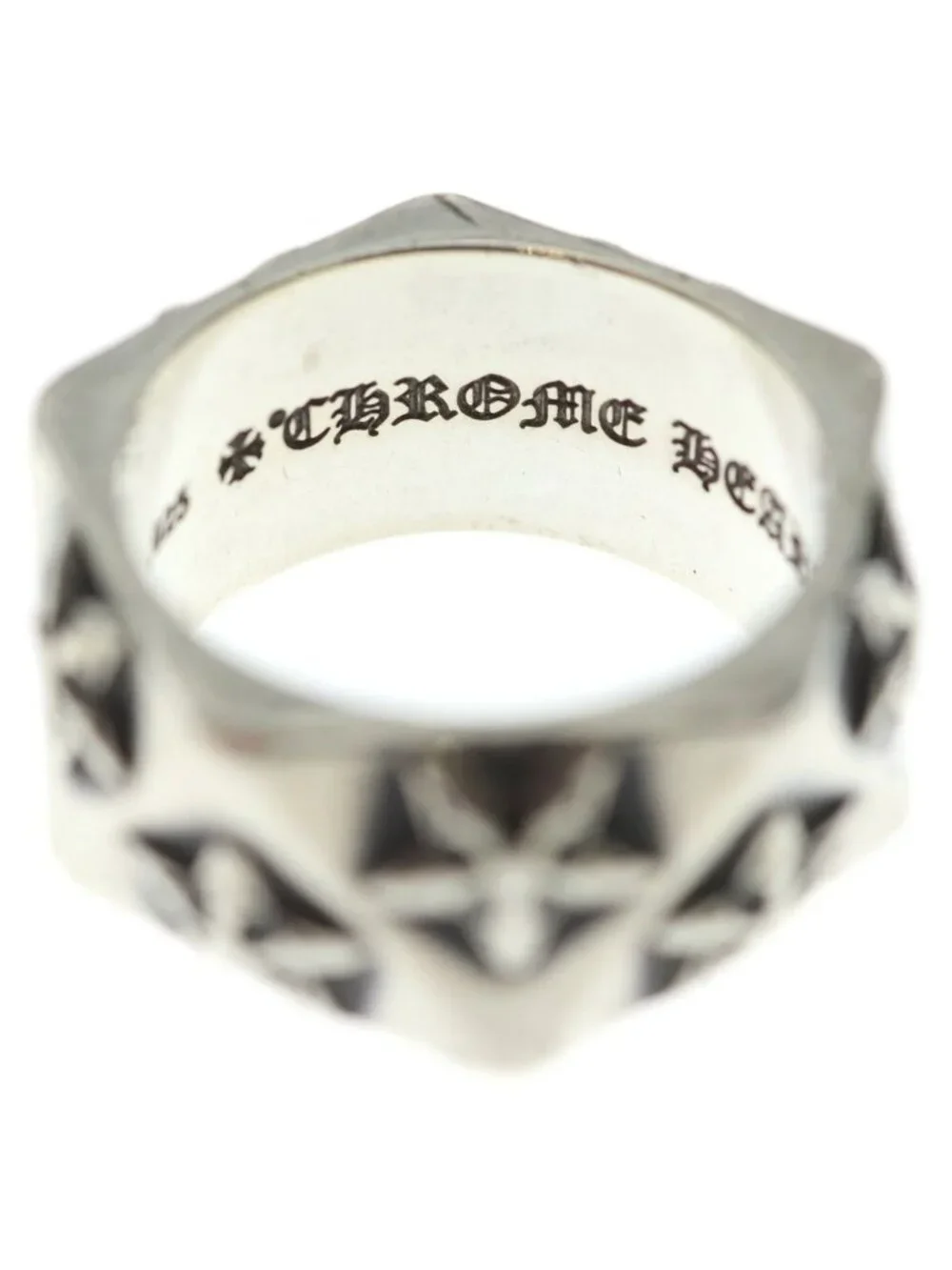 Chrome Hearts Pentagon Star Silver Ring